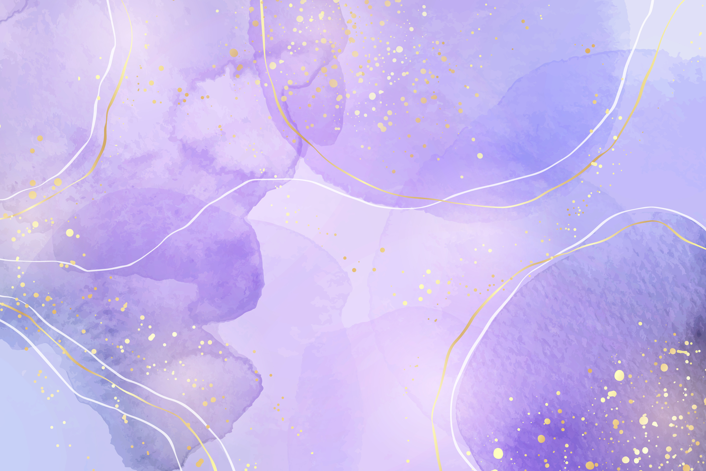Violet Watercolor Background